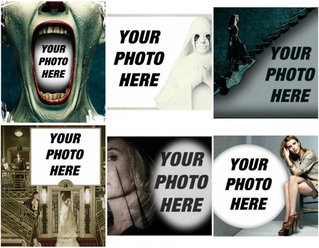 Photo effects of the TV series American Horror Story