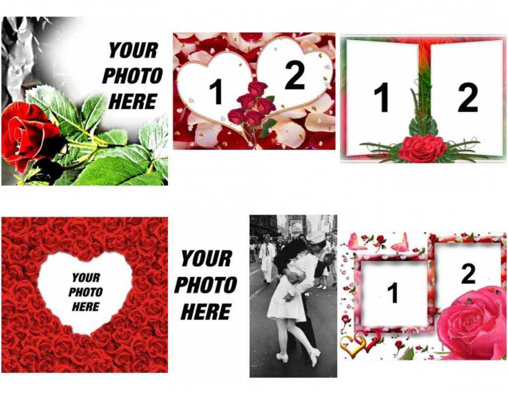 Photo frames, postcards and other effects of the 14 February