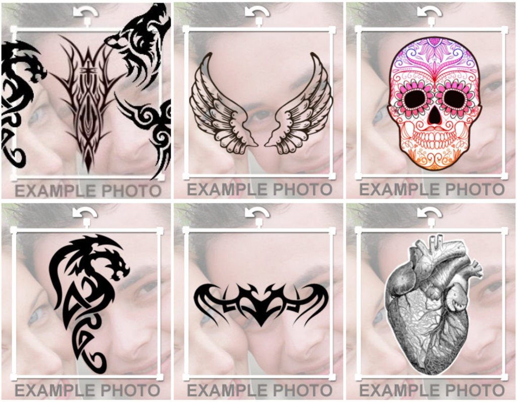 Photomontages with tattoos to put in your pictures or montages about tattoos