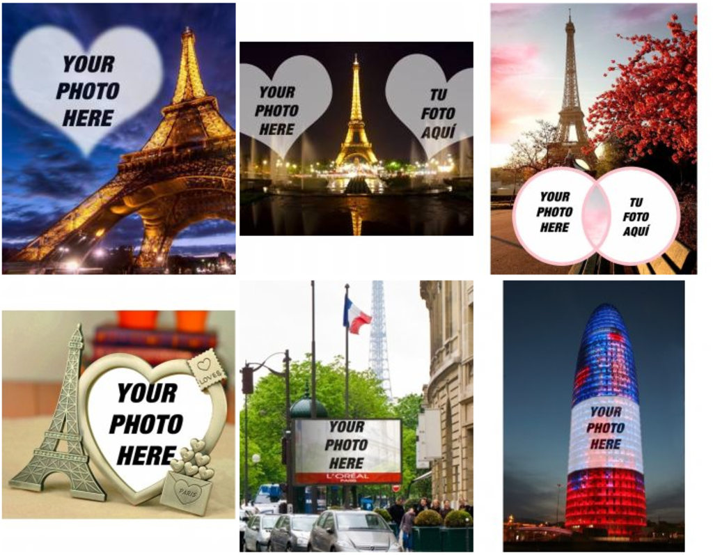 Post iconic towers to personalize with your photo