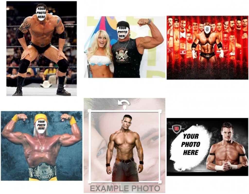 pressing catch wrestling photomontages
