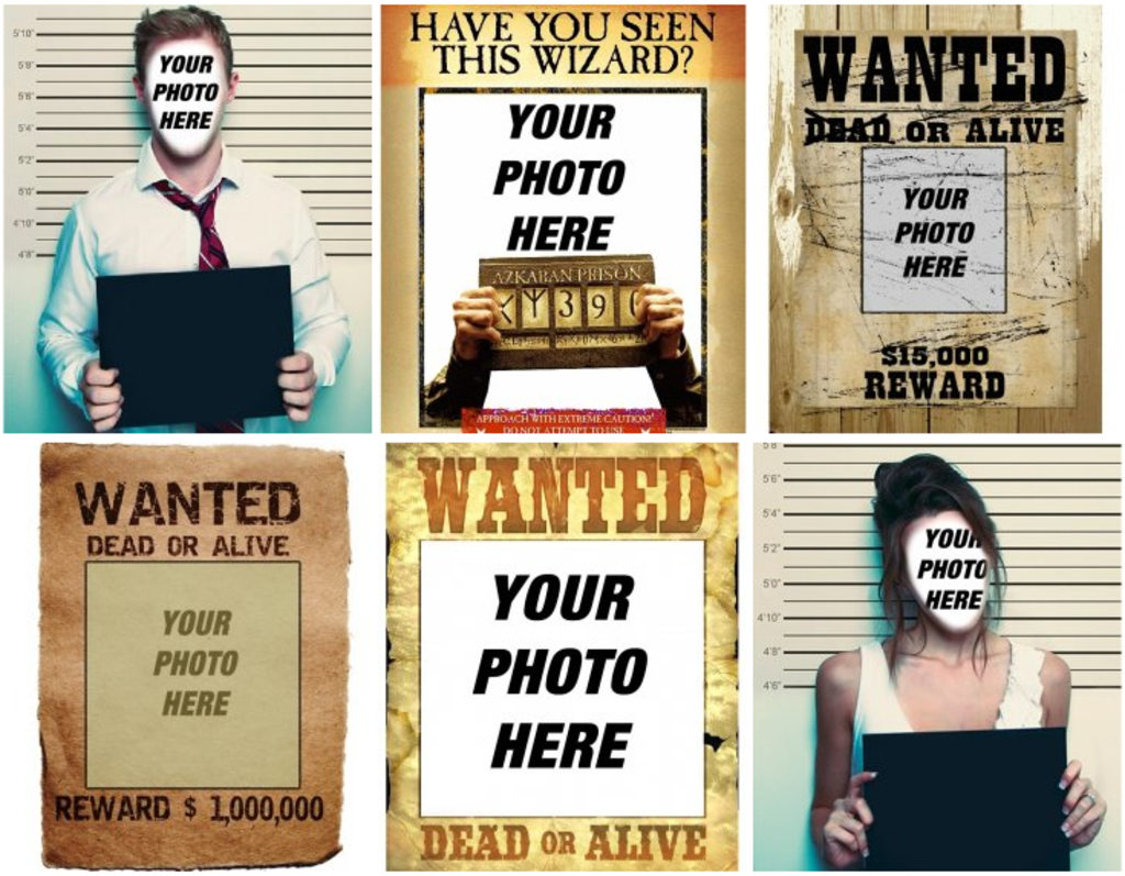 Wanted Poster with your picture