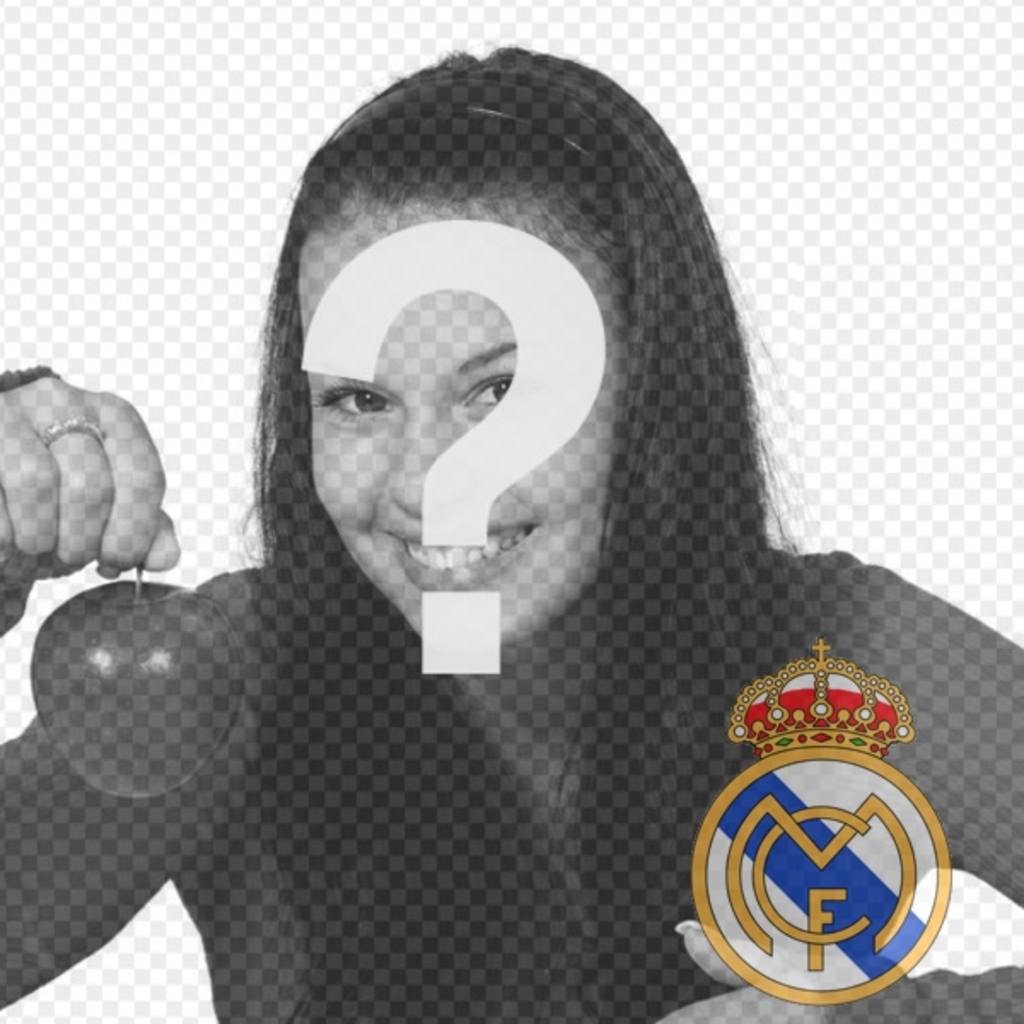 Collage to put the shield of Real Madrid in your..