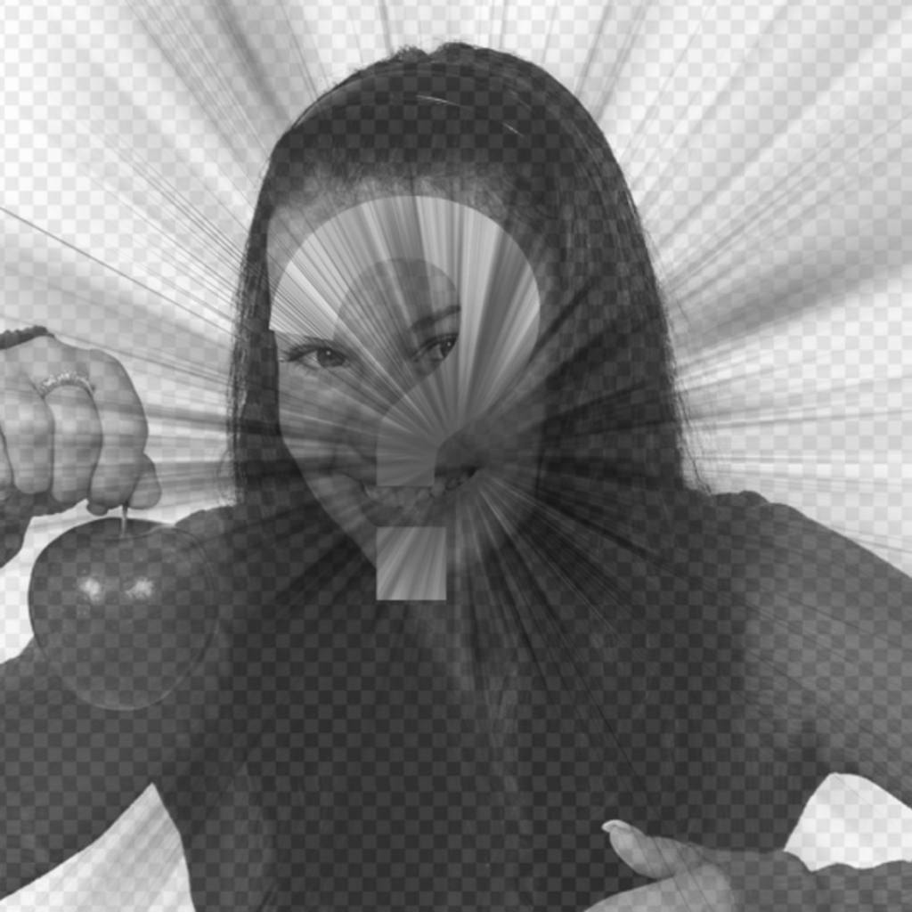 Effect of flash of white light to put your photos online