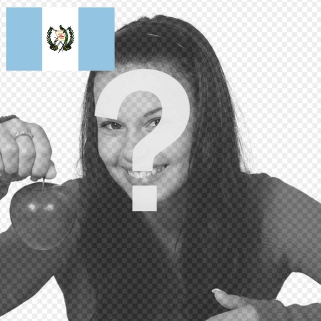Avatar with the flag of Guatemala to customize your Facebook..