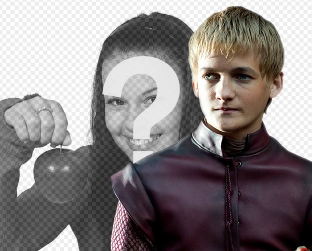 Photomontage to appear with Joffrey Lannister, the evil king of Game of..