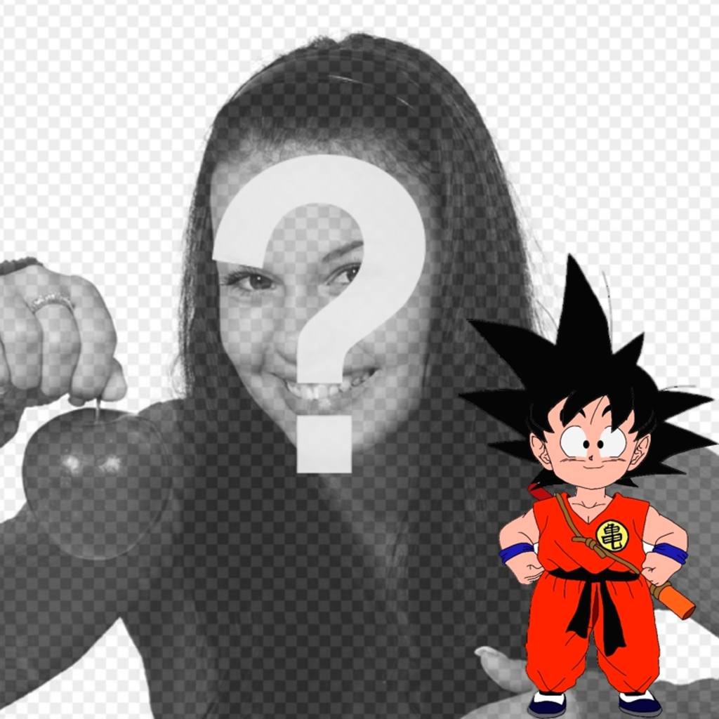 Photomontage to put small Son Goku in your..