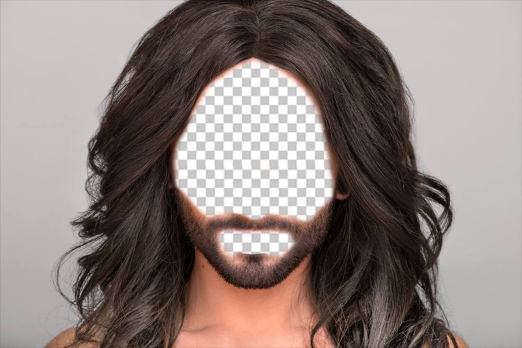 Photomontage to put a beard on your photo