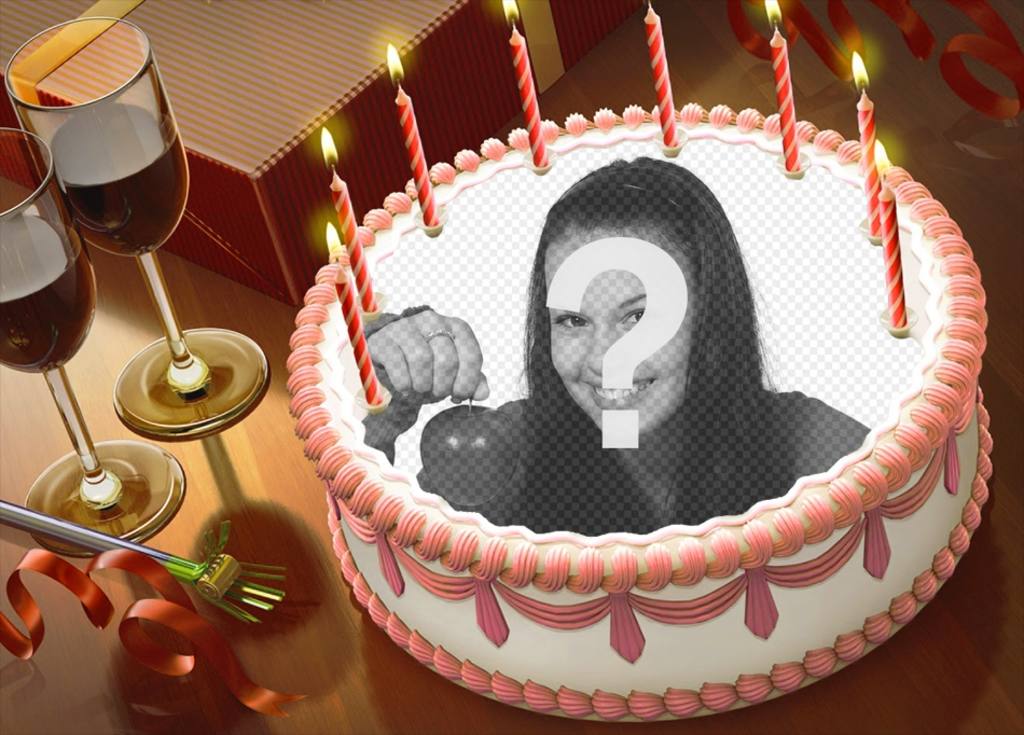 Putting your photo on a birthday cake ..