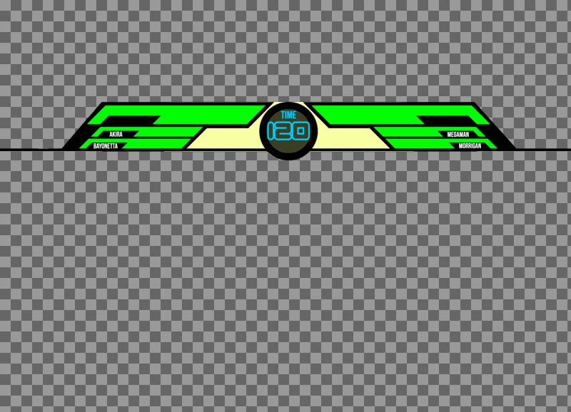 Template for photos fighting game to put two opponents in battle. ..