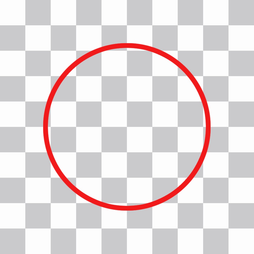 A red circle sticker ..