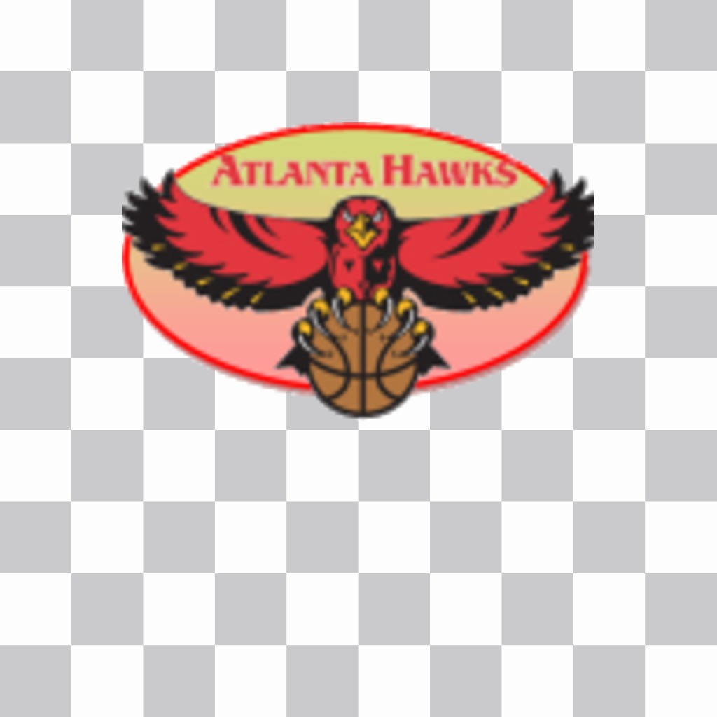 Atlanta Hawks logo sticker. ..