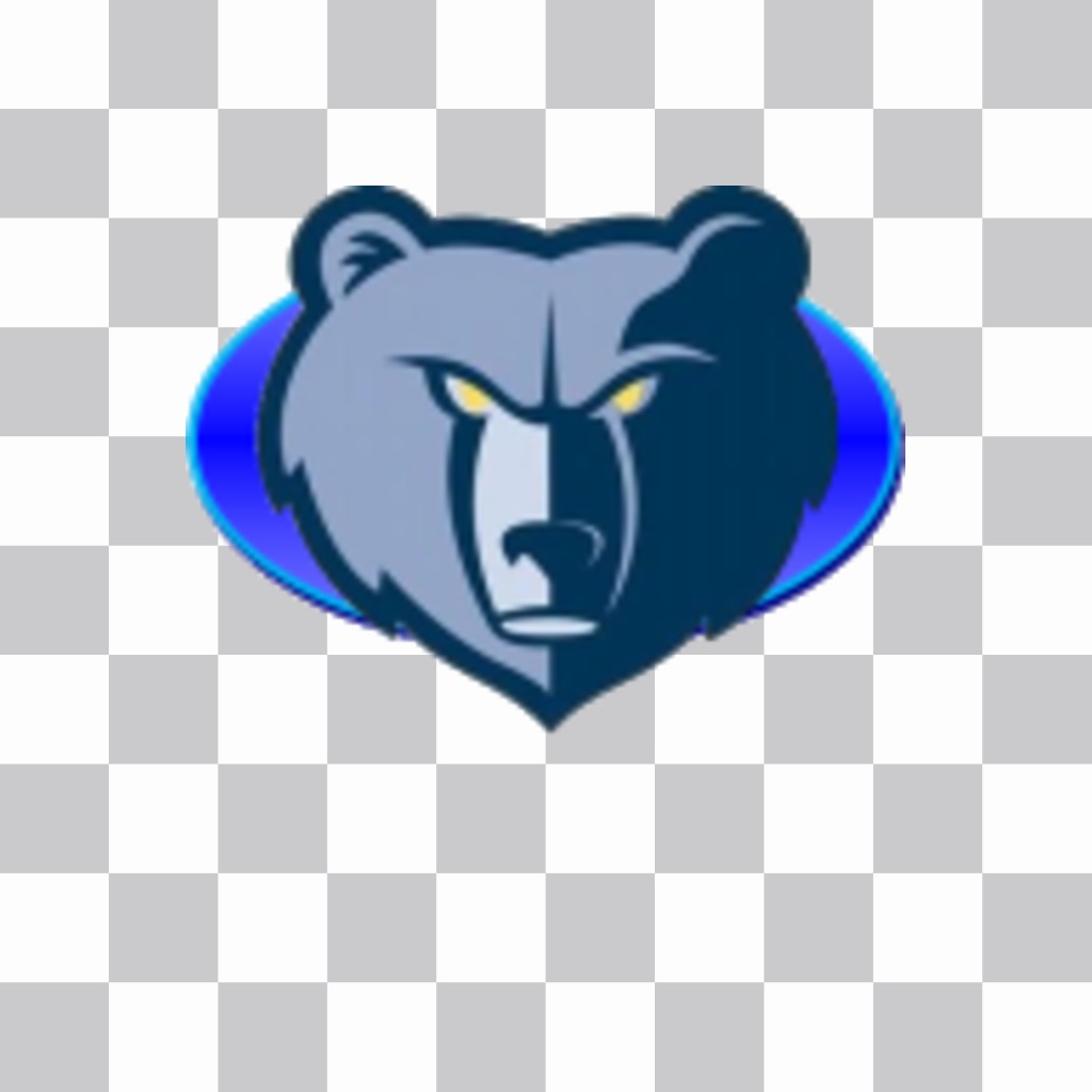 Sticker logo of the Memphis Grizzlies. ..