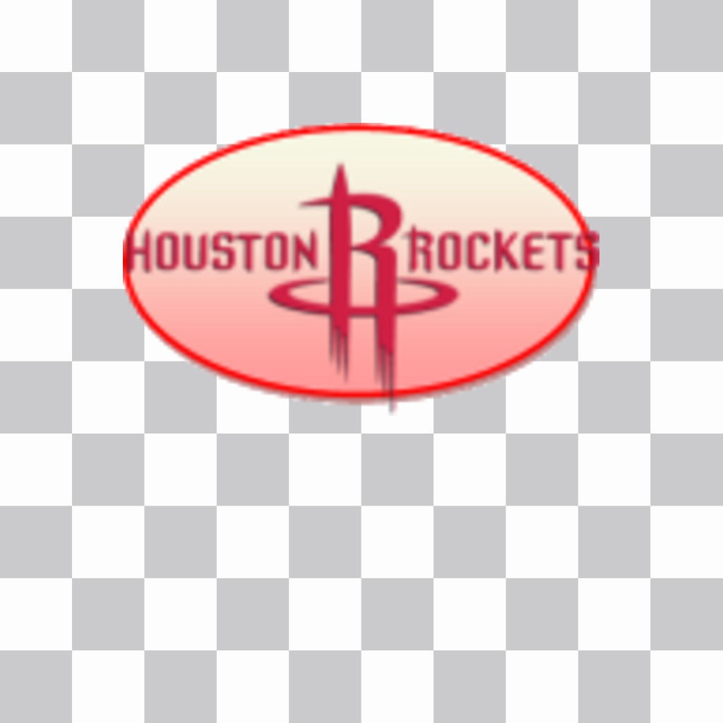 Sticker logo of the Houston Rockets. ..