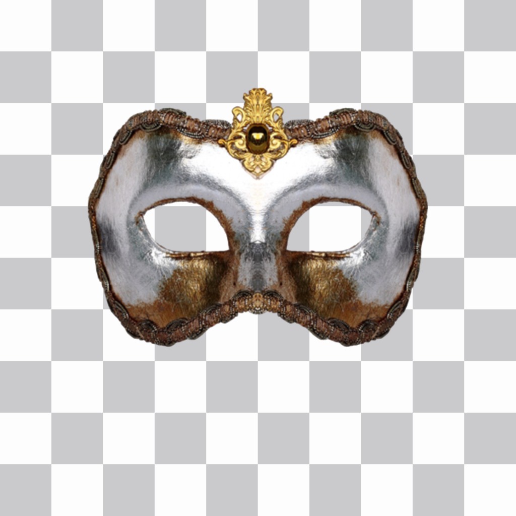 Sticker of a Venetian mask ..