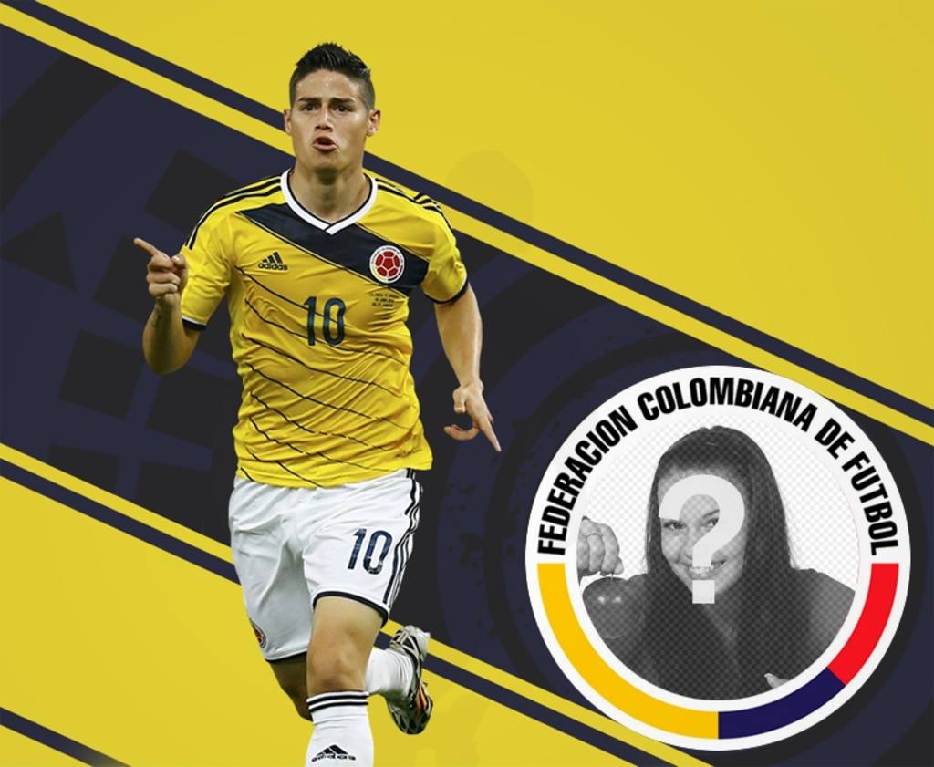 Photomontage of James Rodriguez ..