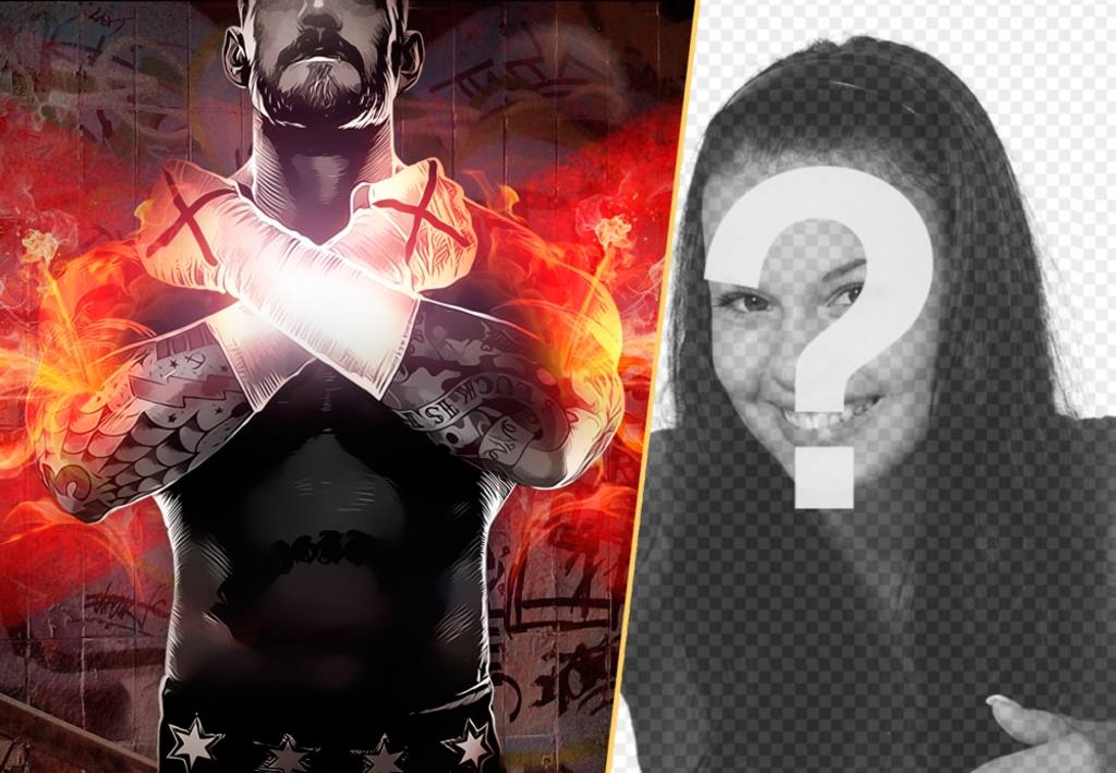 Collage with CM Punk ..