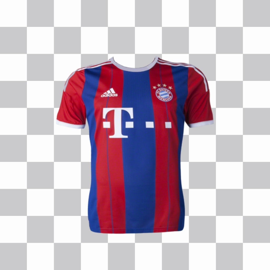 Sticker of a Bayern Munich T-shirt ..