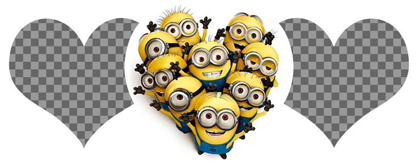 Photomontage of a Facebook cover photo for two images with Minions ..
