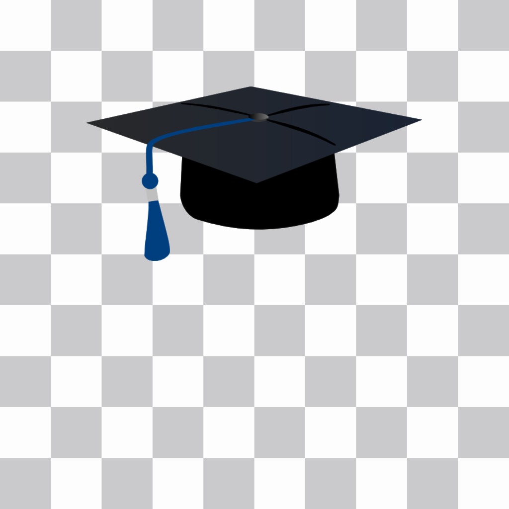 Photomontage of academic hat to put on your photos  ..
