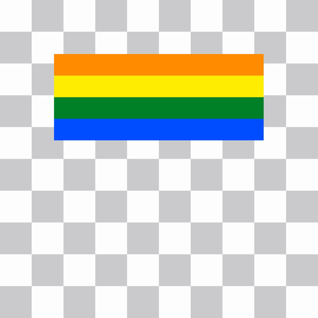 Gay pride flag that you can put in your profile picture as a..