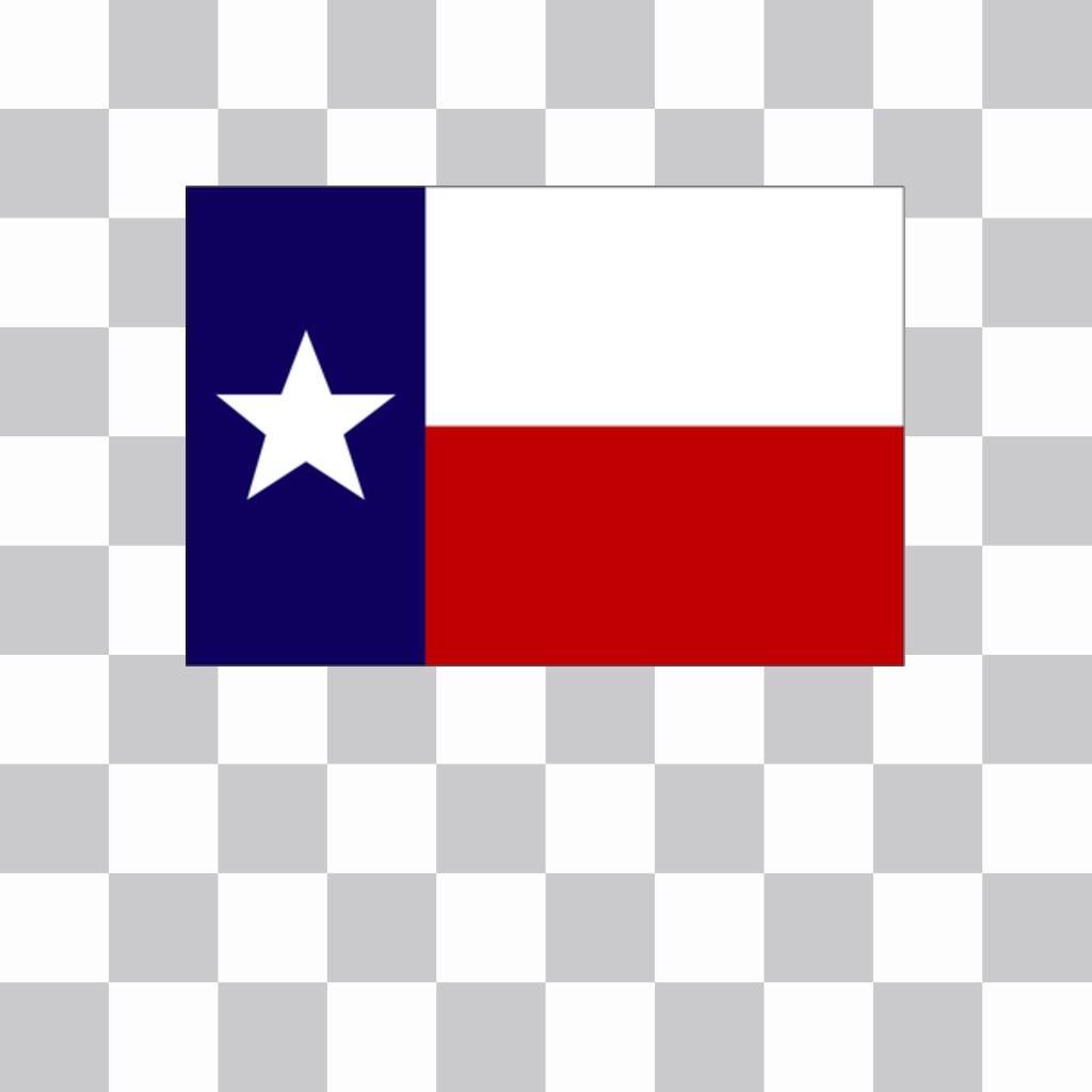 Sticker of the Texas flag you can put in your photos with our online photo editor. ..