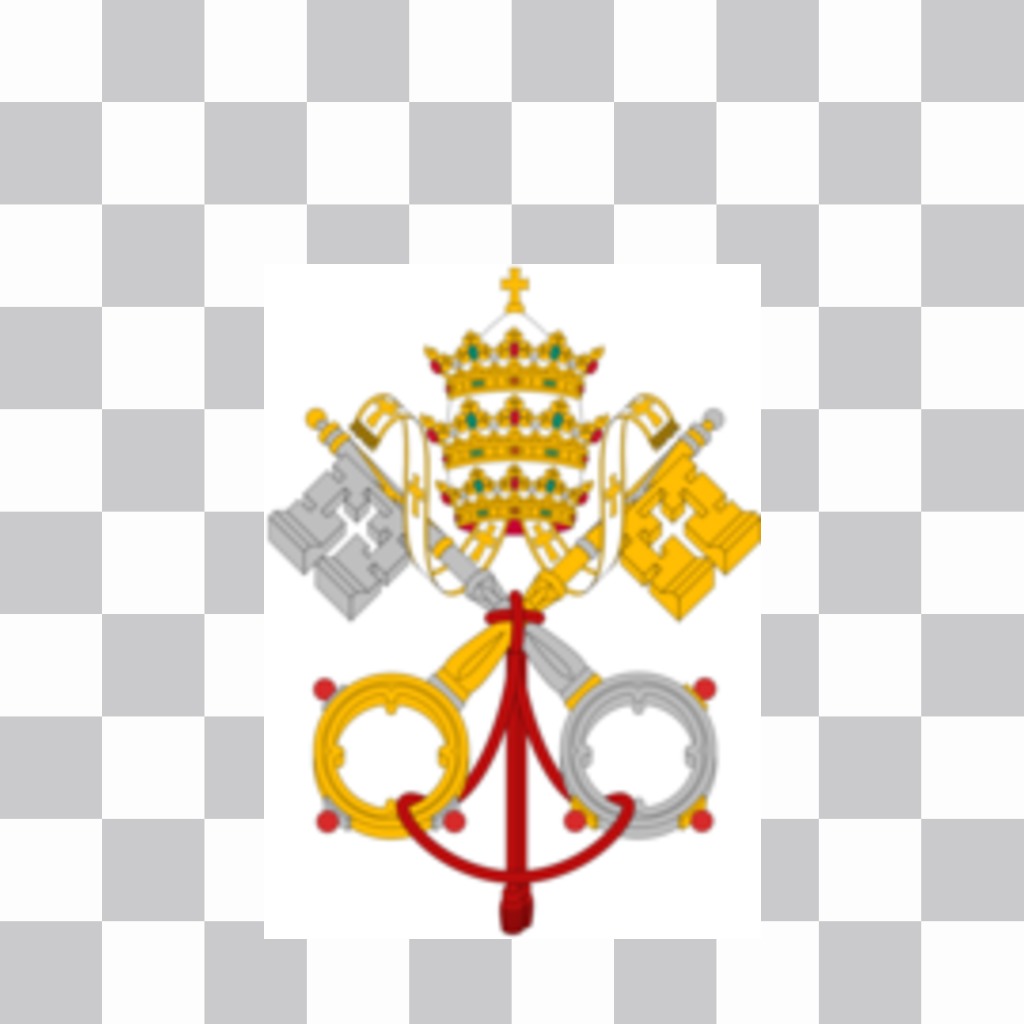Flag of Vatican City you can put in your photos ..
