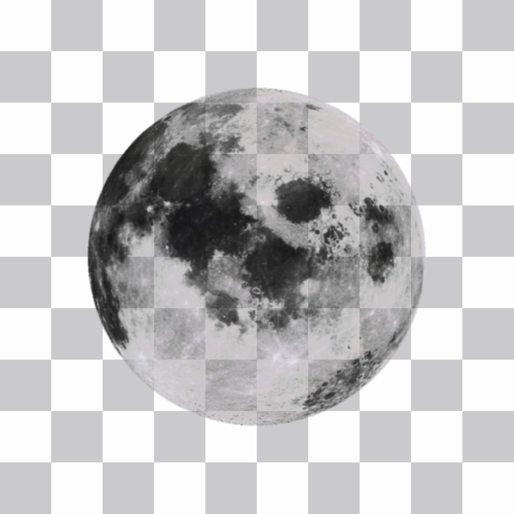 Photomontage to put the sticker the full moon in your photos ..