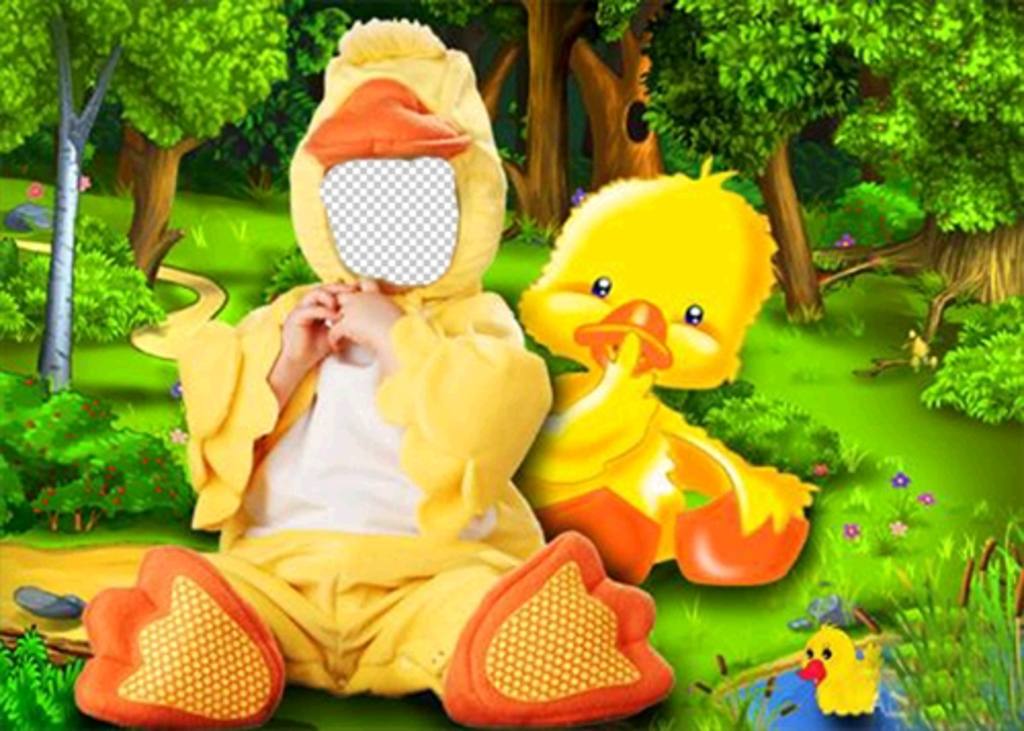 Online duck costume for children that you can edit for free ..