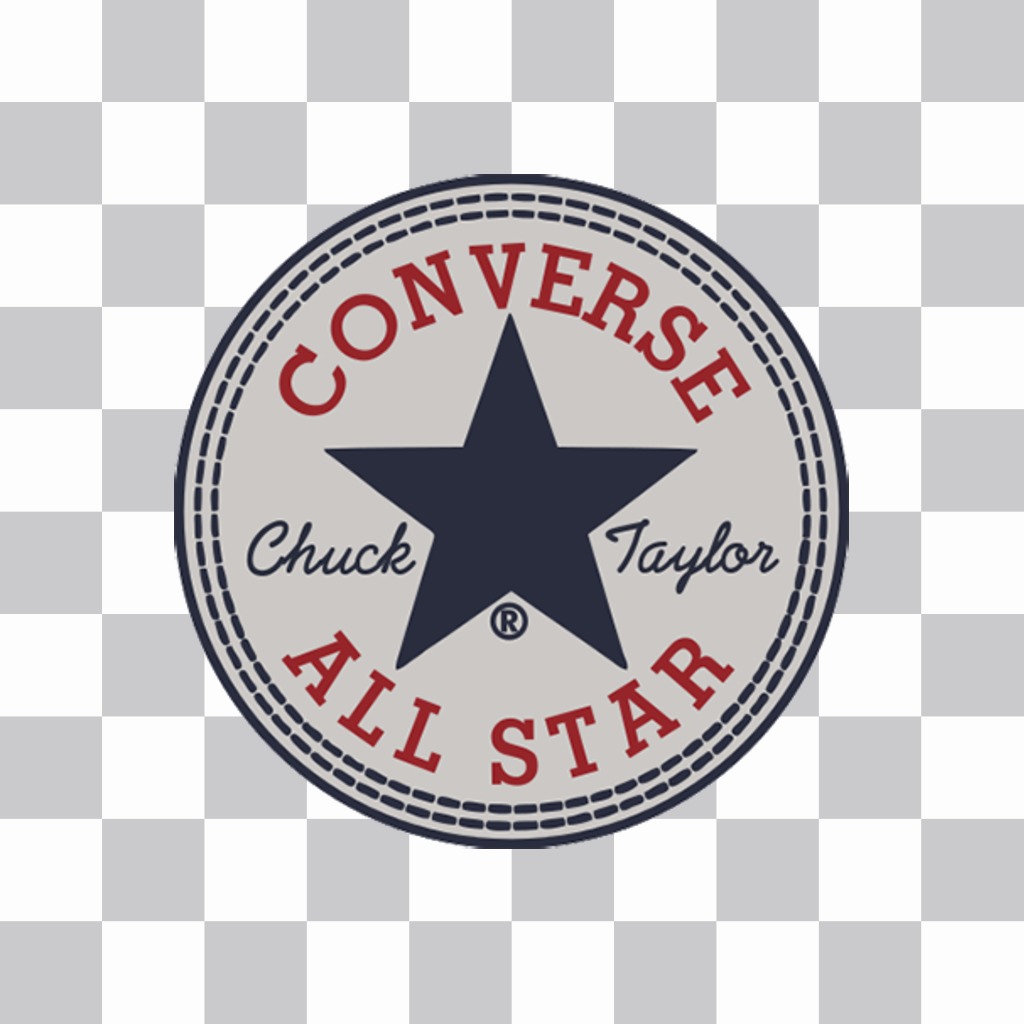 converse logo sticker