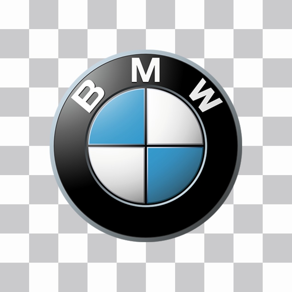 BMW logo sticker for your photos. ..