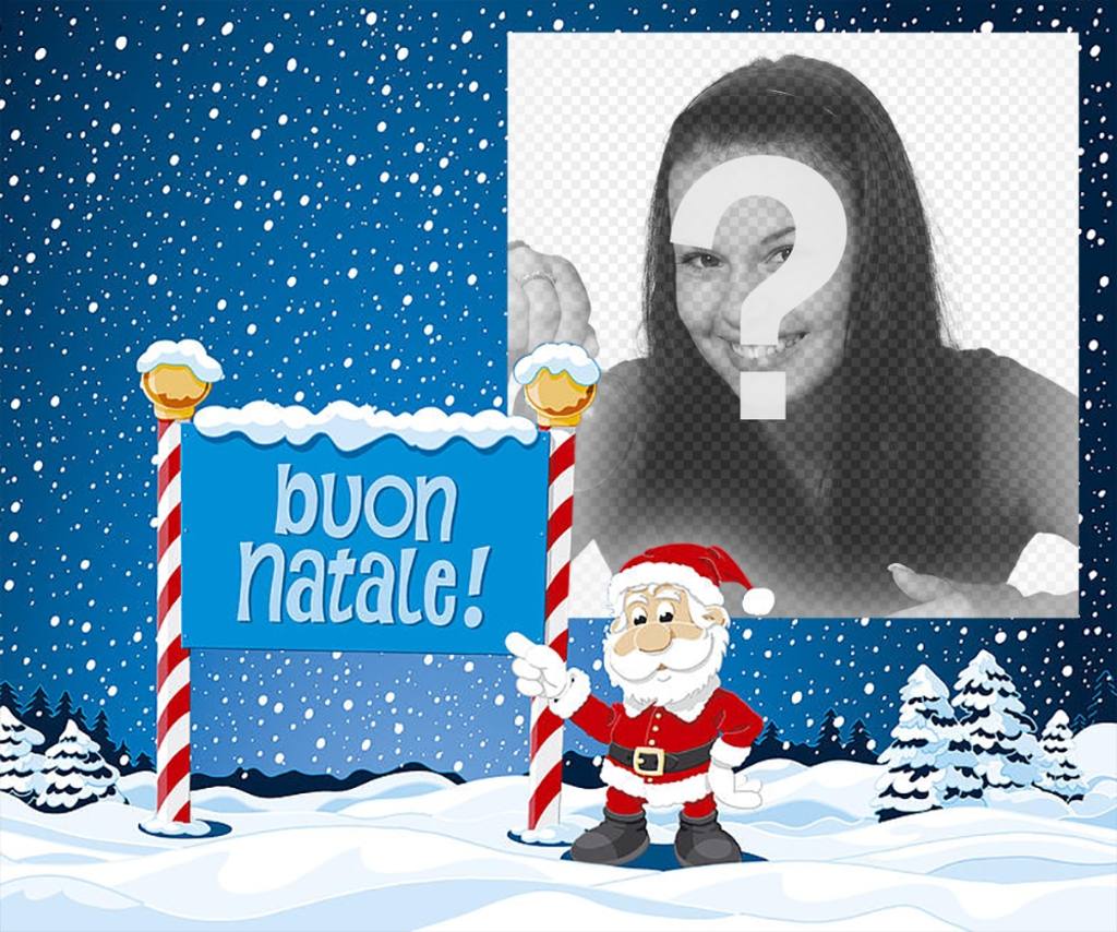 Christmas photo effect to upload your photo ..