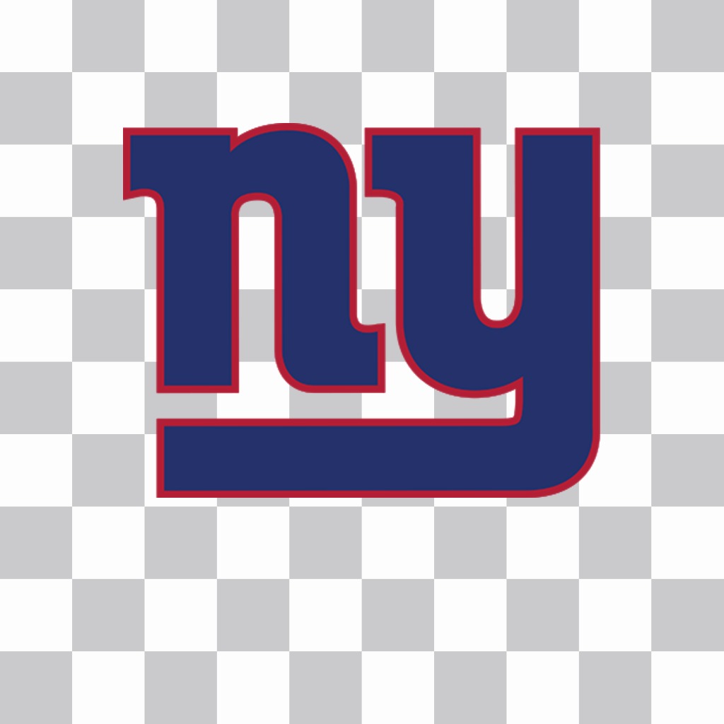 Logo Sticker of New York Giants for your photo ..