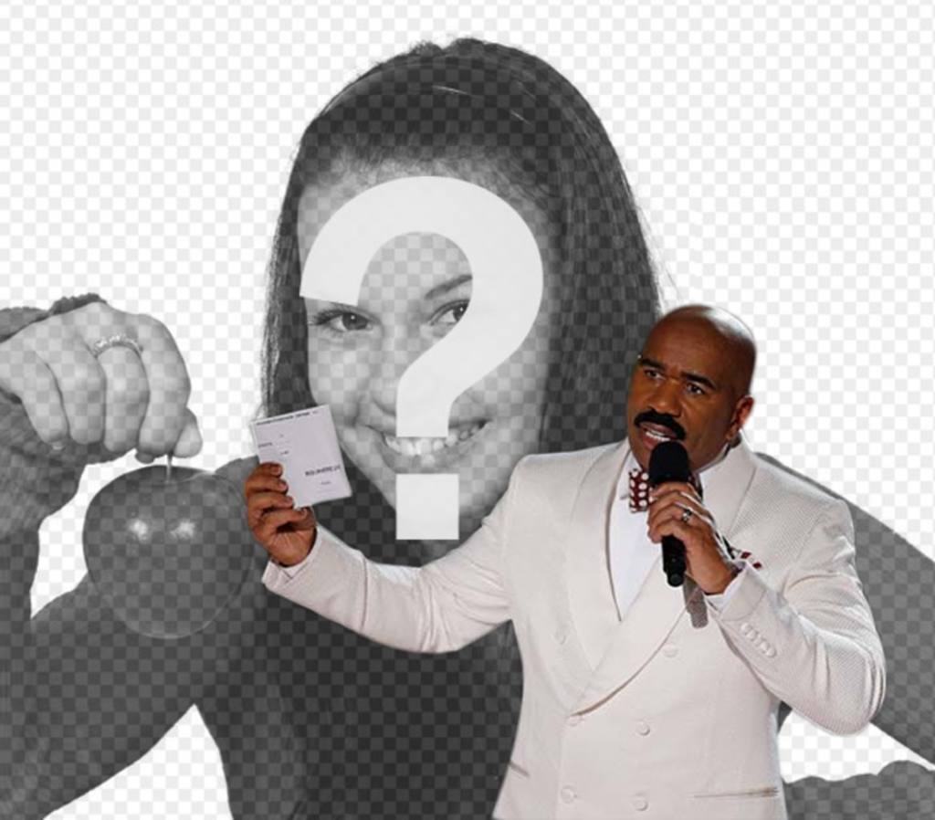 Meme photo effect of Steve Harvey to upload a photo ..