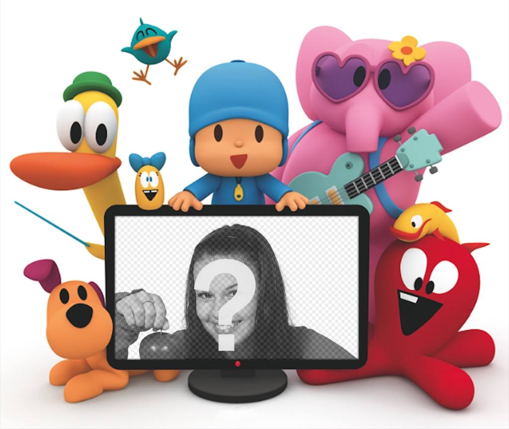 Pocoyo photo effect to upload a photo ..