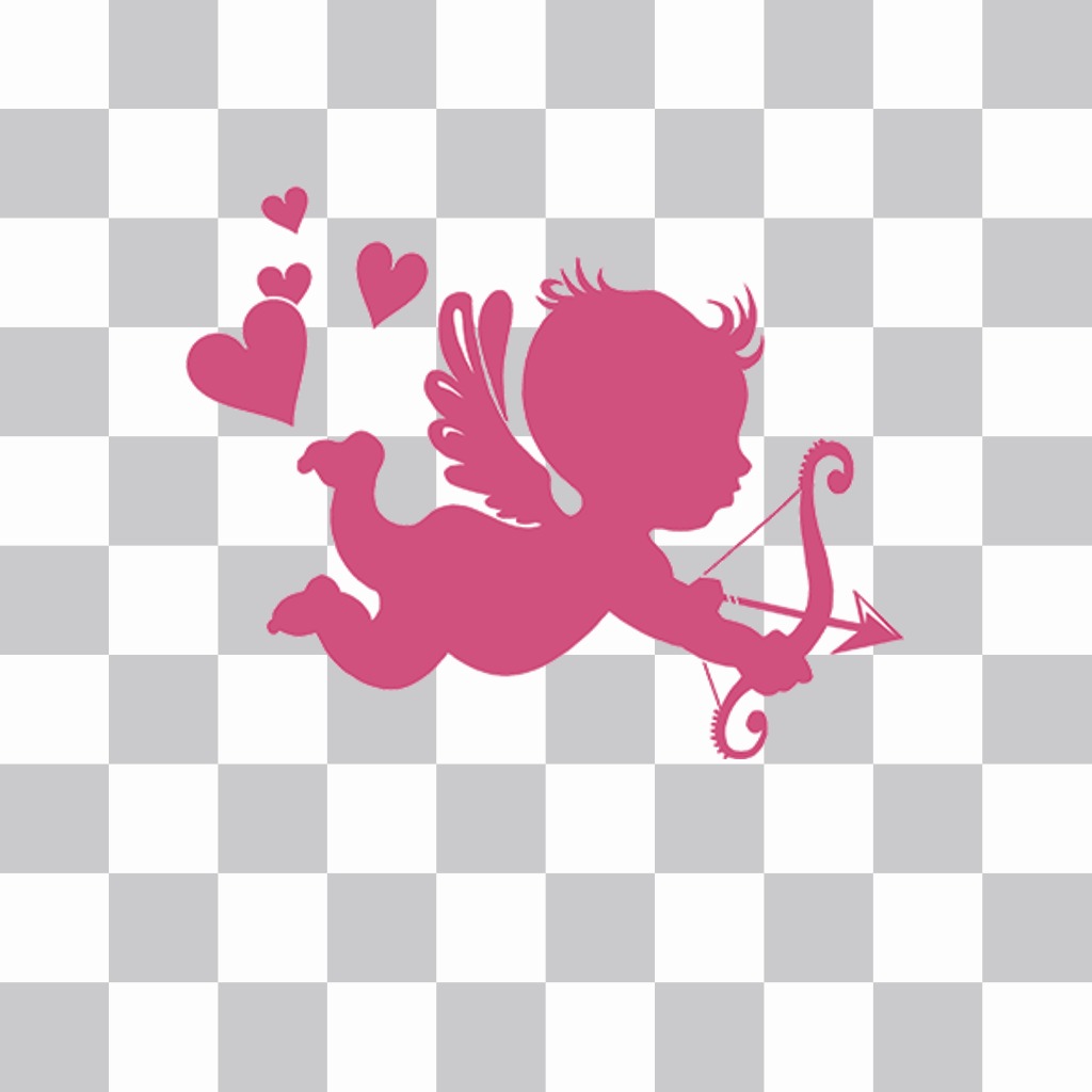 Cupid sticker to put on of your photos ..