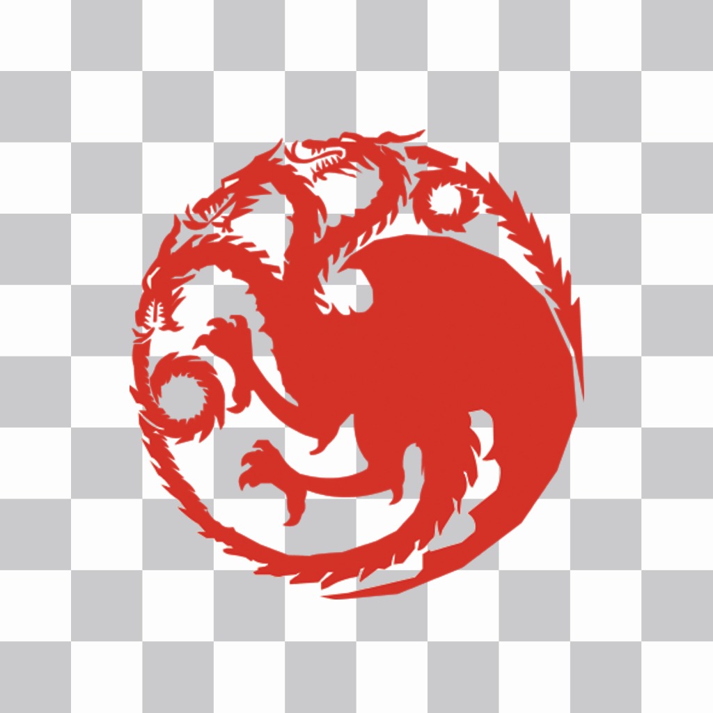 If you are of the Targaryen house then put this sticker on your photos ..