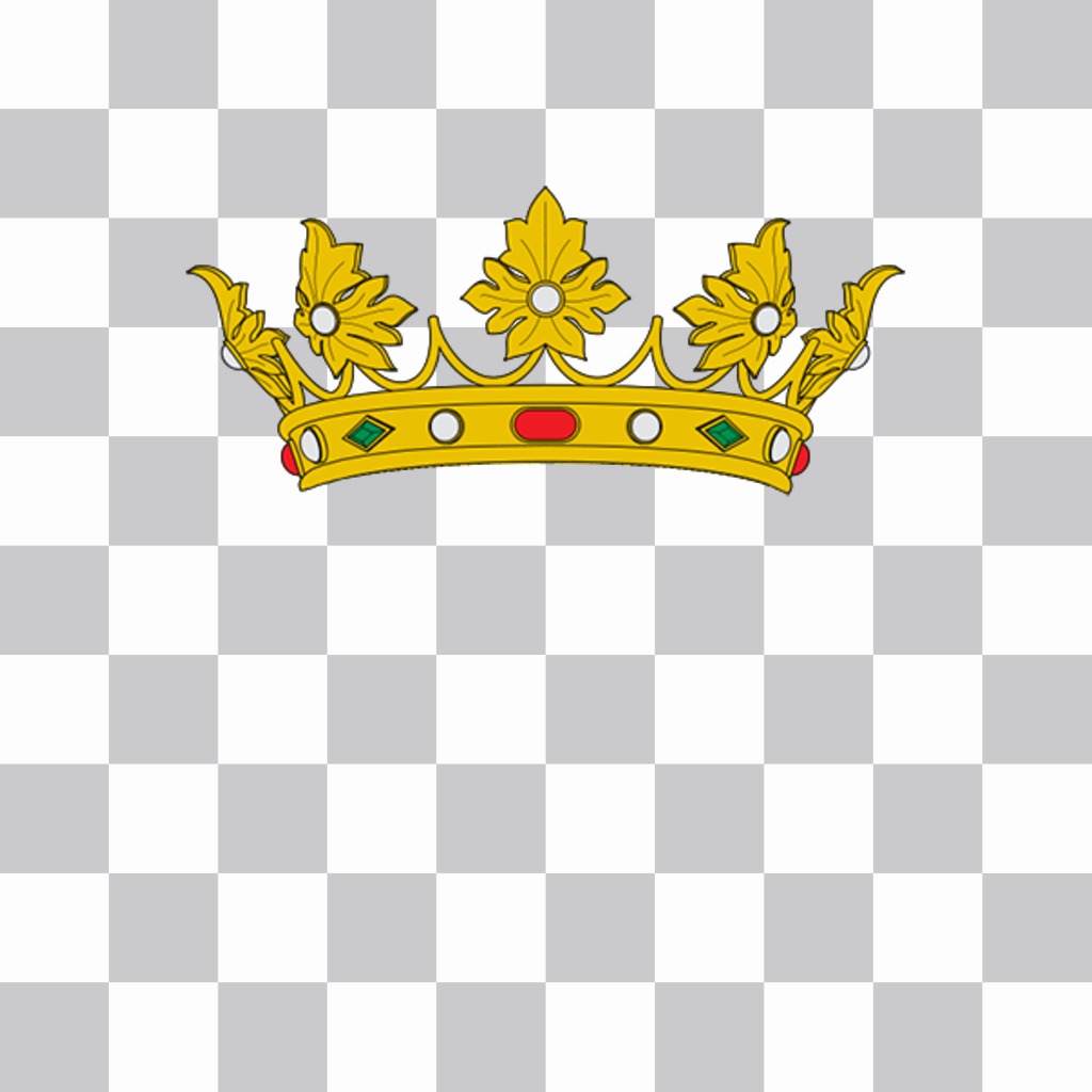 Sticker of a King crown to add on your images ..