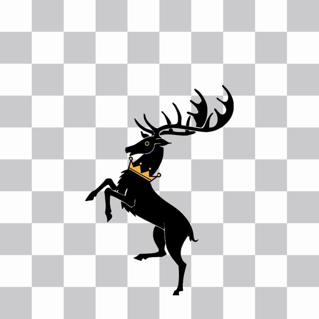 Put this sticker on your photos if you are of the Baratheon House ..