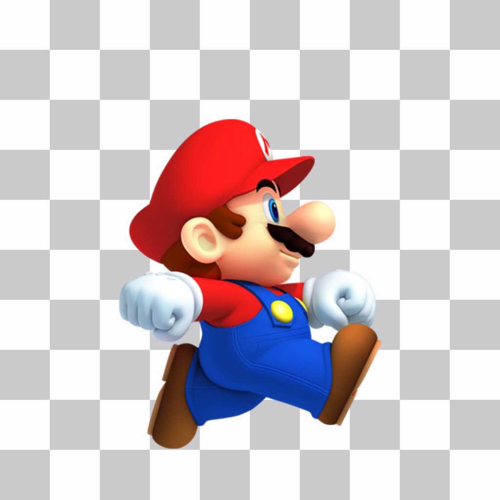 Mario Bros in your photos with this free effect ..