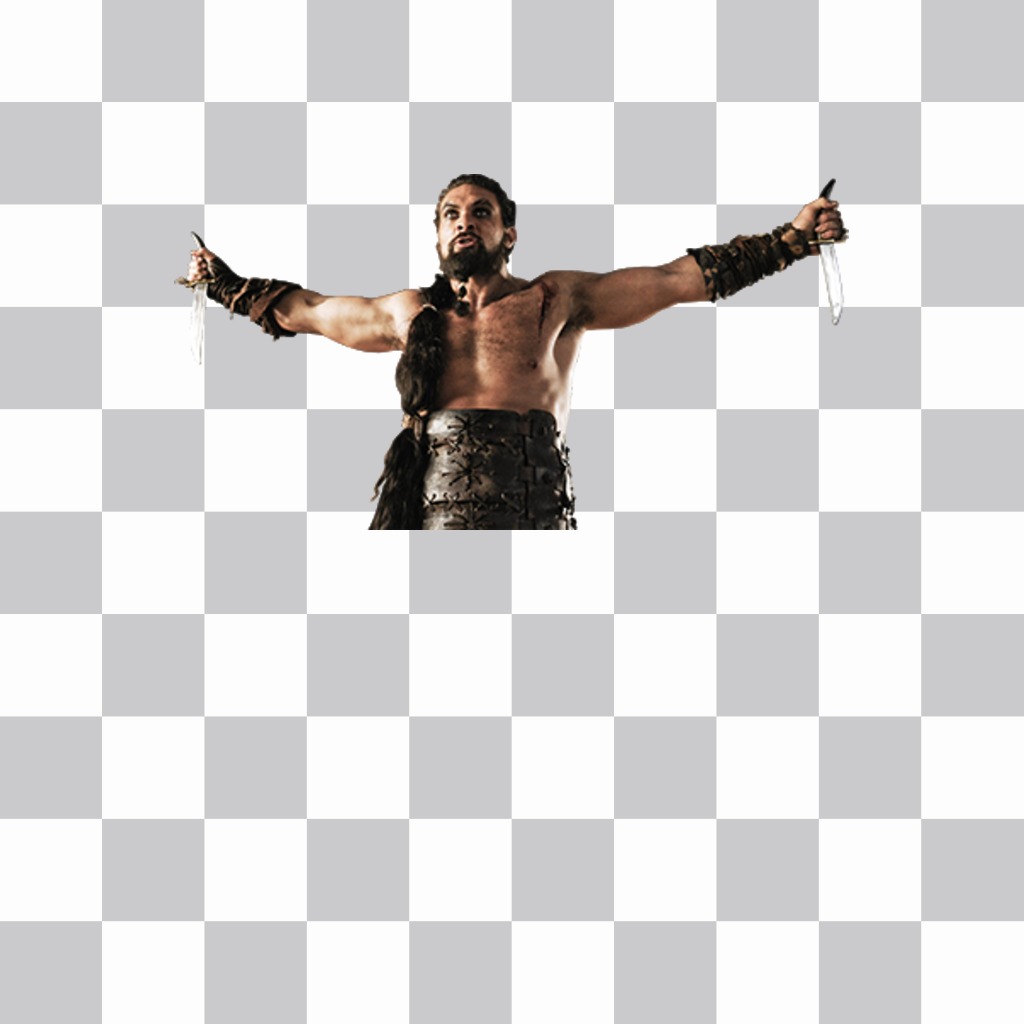 Add to Khal Drogo in your photographs with this free effect ..
