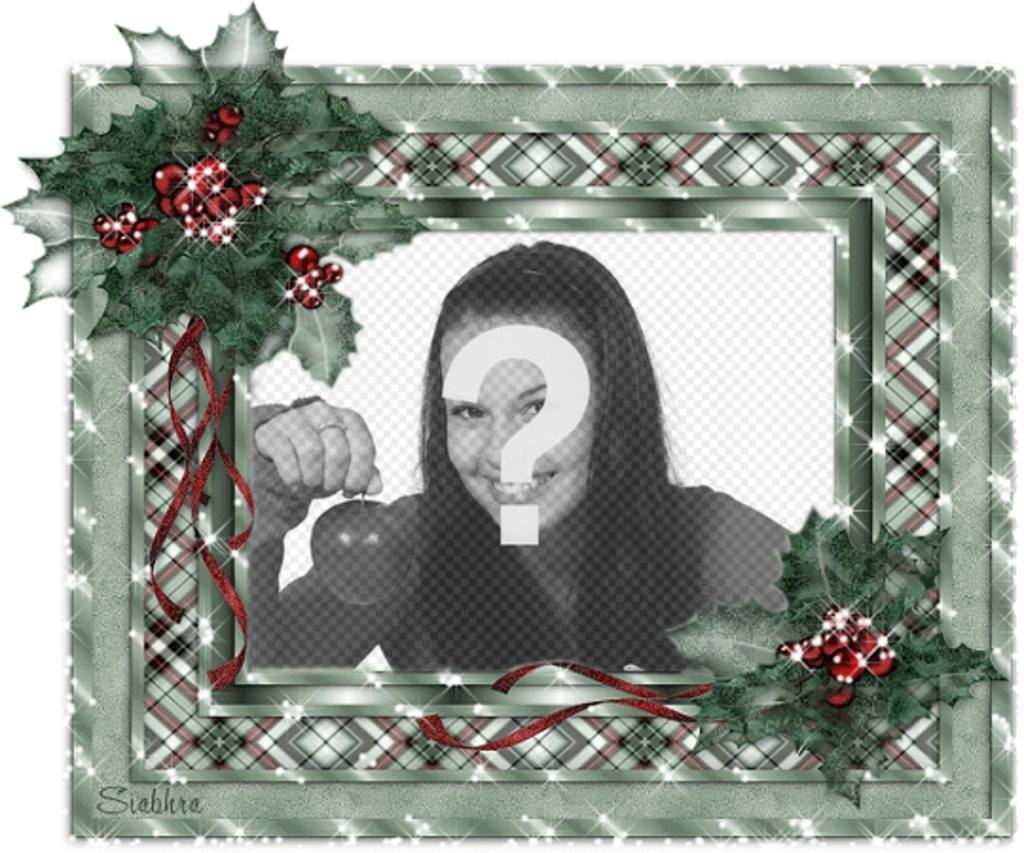 Animated Christmas card, customizable with your photo and Christmas..