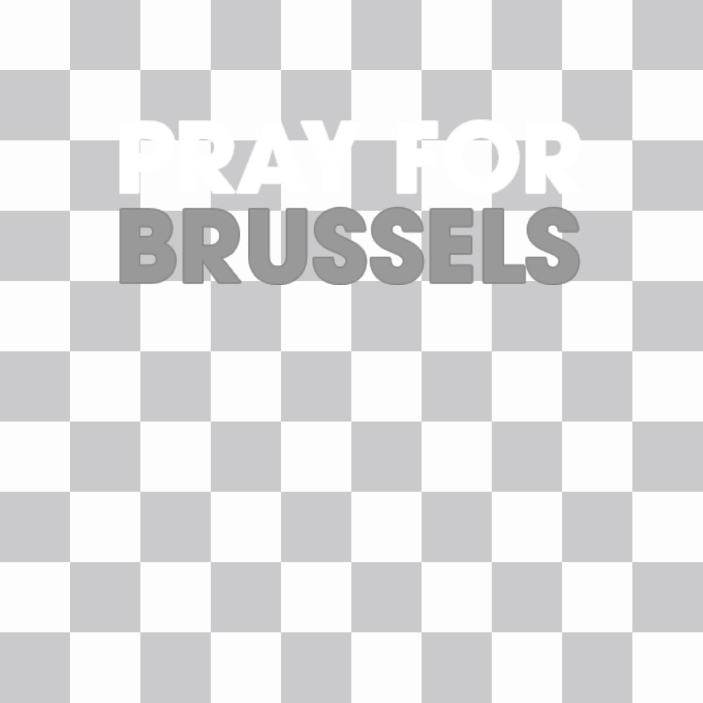 Give your support to Brussels with this sticker to put on your pictures ..