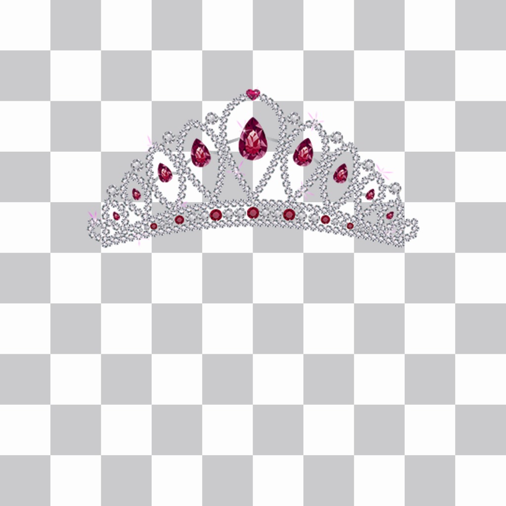 Put yourself a diamond tiara with this online photo effect ..