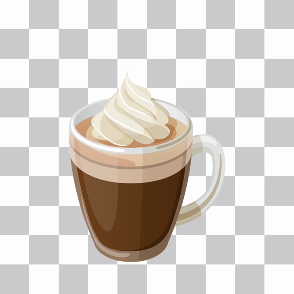 Coffee mug to paste on your photos as a sticker ..