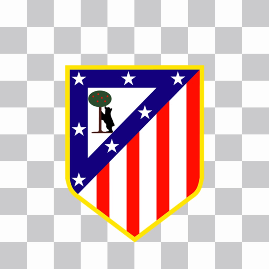 Put The Shield Of Atletico De Madrid With Your Photo