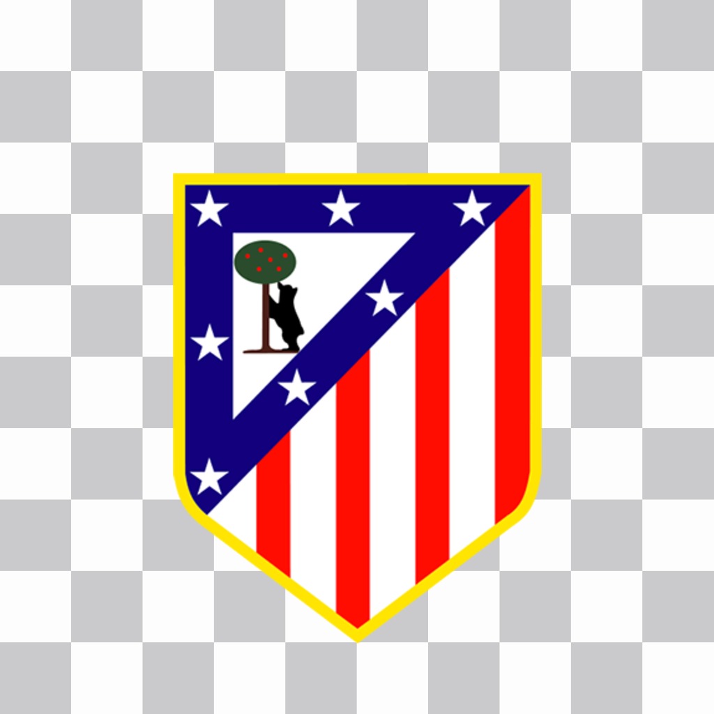 Atletico Madrid logo to put on your photos for free ..