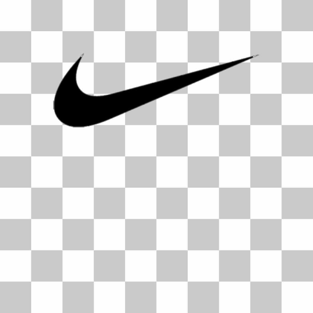 Free sticker to paste the NIKE logo on your photos ..