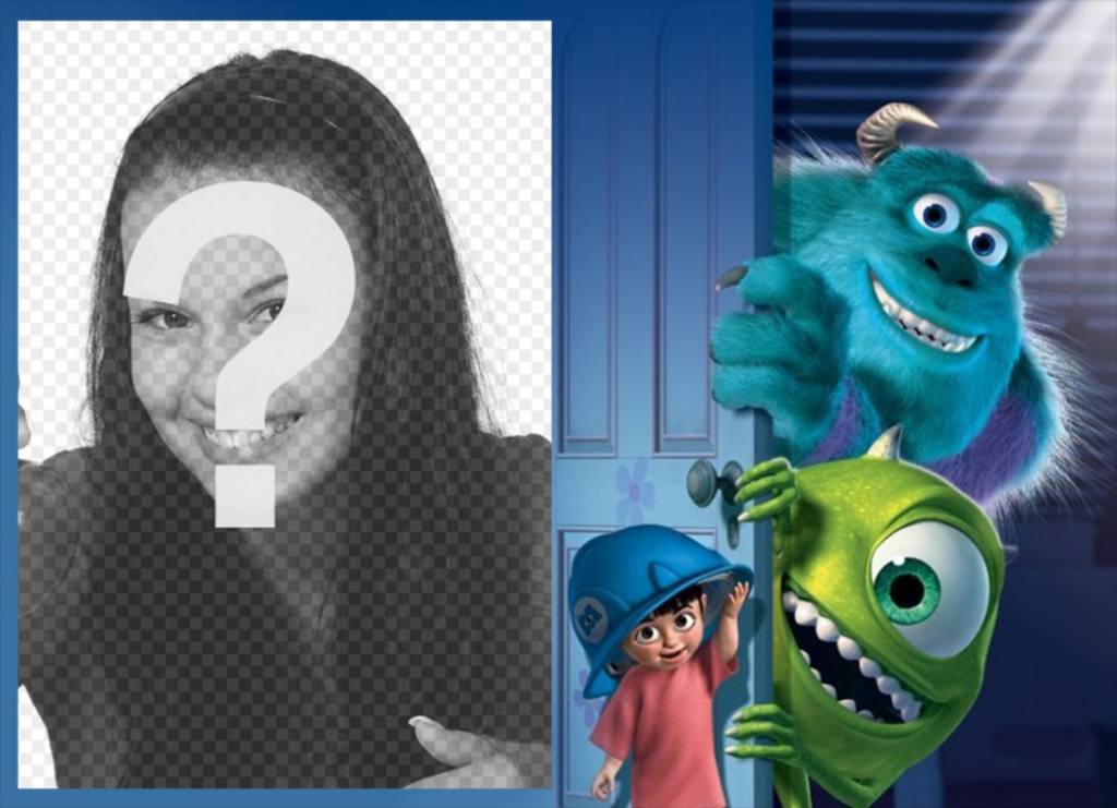 Frame with characters from Monsters Inc. to upload your photo ..