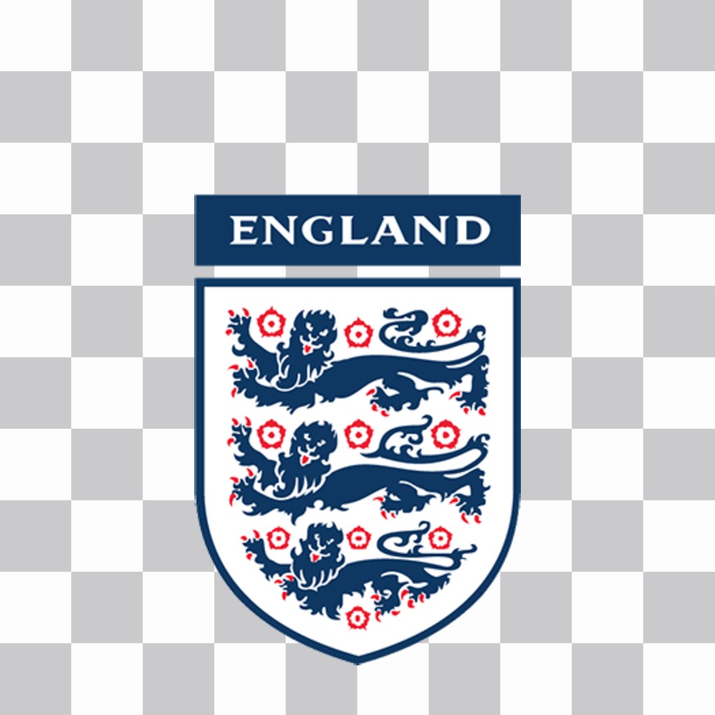 Paste the shield of the England team on your photos with this effect ..